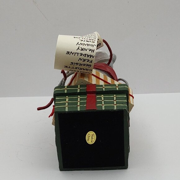 Lori Mitchell Christmas Santa Mouse Figurine - Christmas Mouse - Retired - Picture 5 of 9